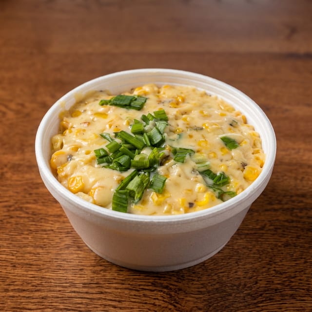 Poblano Cream Corn Brûlée.