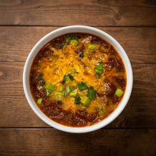 Bowl of Brisket Chili